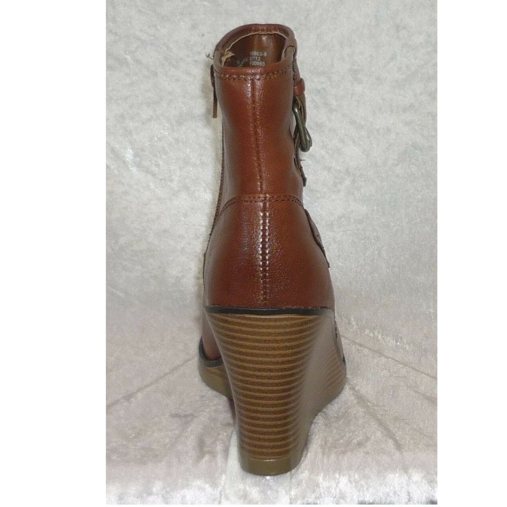 Womens Boots Liz Claiborne Wedge Ankle 6.5, 10 NEW - Picture 4 of 8